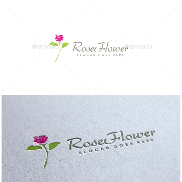 3 Flower Logo - Rose Logo Graphics, Designs & Templates from GraphicRiver