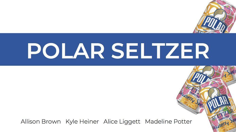 Polar Seltzer Logo - Polar Seltzer Water — ALLISON BROWN