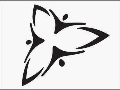 3 Flower Logo - Ontario's logo (Trillium flower) looks like 3 dudes in a hot tub