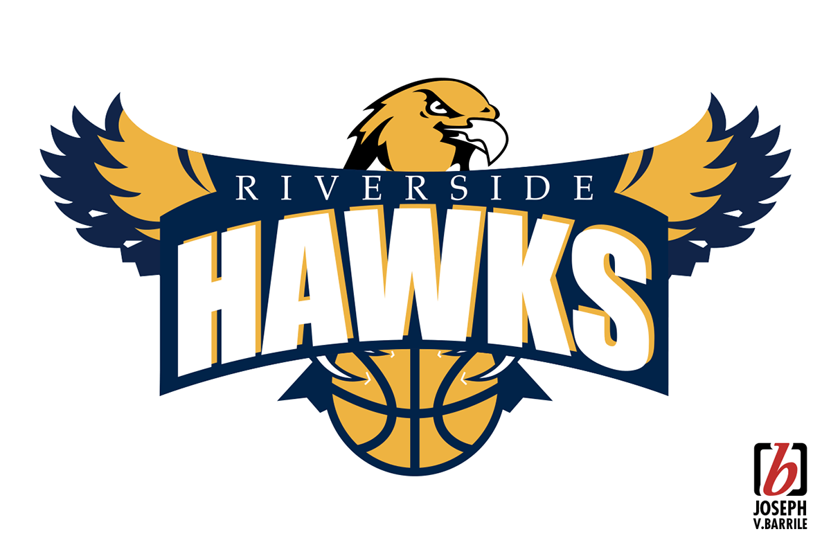 Hawks Sports Logo - Riverside Hawks Sports Logo Illustration