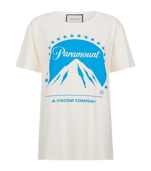 Paramount Company Logo - Shoptagr | Paramount Logo T Shirt by Gucci