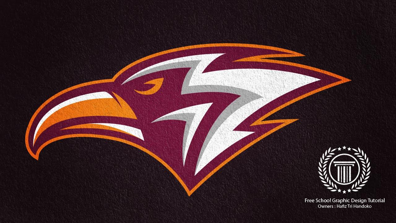 Hawks Sports Logo - Adobe Illustrator Tutorial : Design E Sports / Sports Logo for Your ...