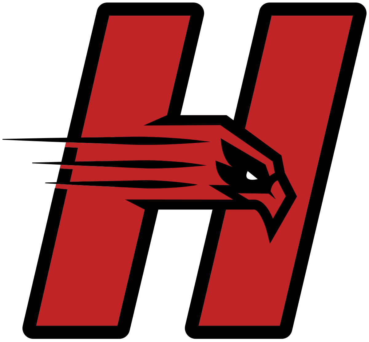 Softball Field and Hawks Logo - Hartford Hawks