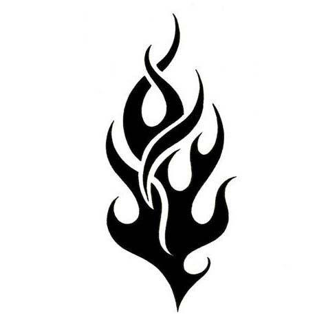 free tribal flames clipart