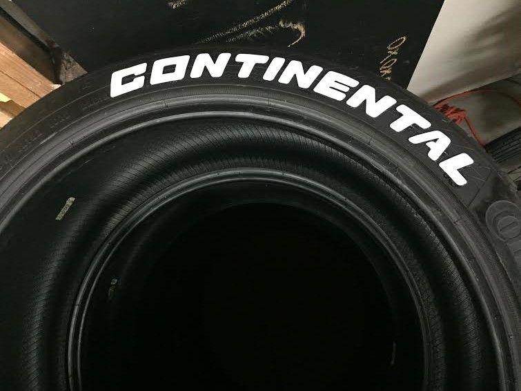 Continental Tire Logo - continental-tire-logo-tires-sidewall-white | TIRE STICKERS .COM