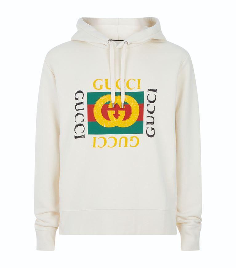 Clear Gucci Logo - Gucci Logo Hoodie | Harrods.com