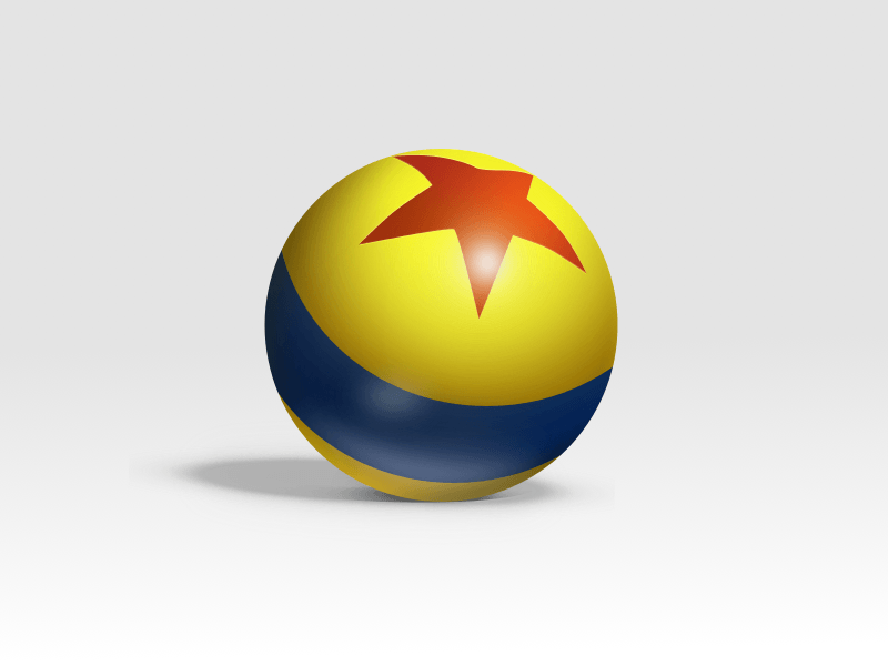 Pixar Ball Logo - Luxo Ball