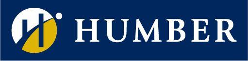 Gold White and Blue College Logo - School and Business Units. Humber: Brand