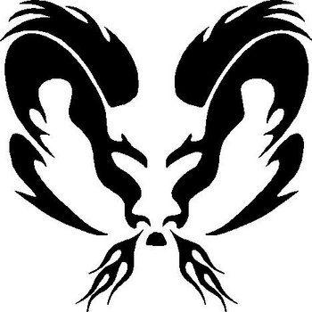 Tribal Flame Logo - Tribal Flame Logo - Clipart & Vector Design •