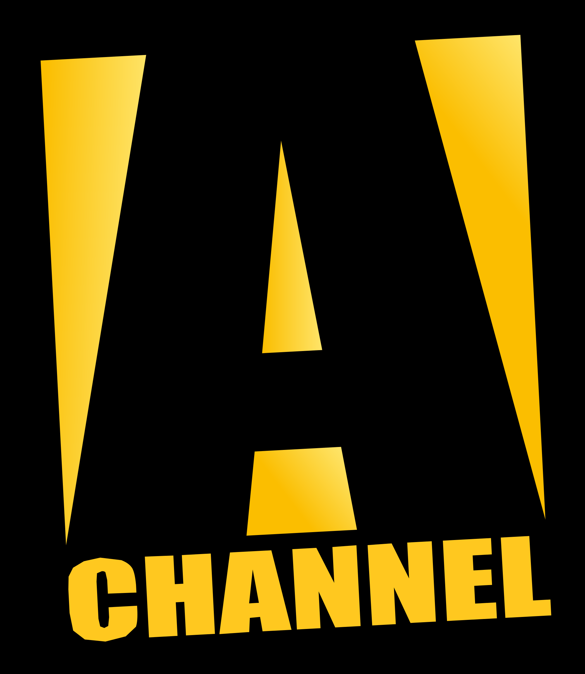 Black Yellow Logo - File:Achannel logo (yellow on black).svg - Wikimedia Commons