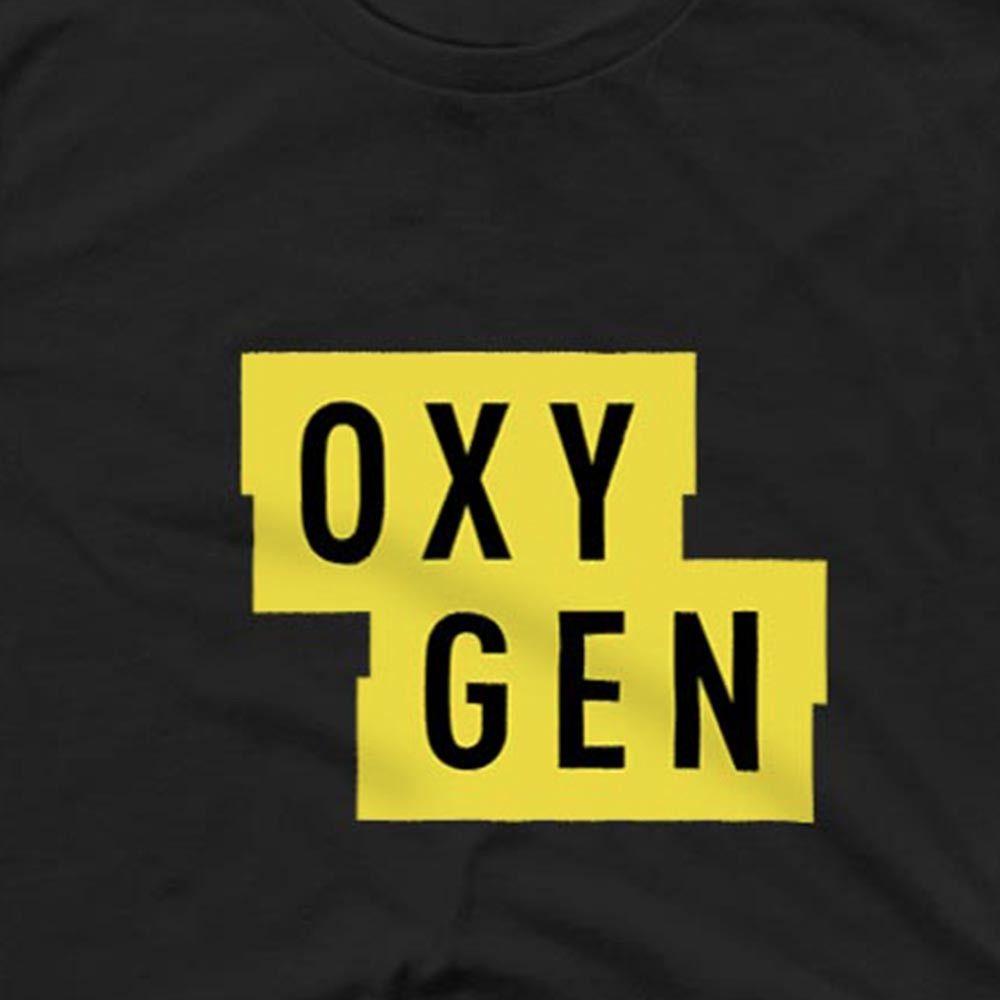 Black Yellow Logo - Oxygen Yellow Logo Men's Short Sleeve T-Shirt