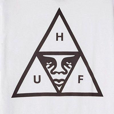 HUF Triangle Logo - watch 3be15 df260 huf triangle