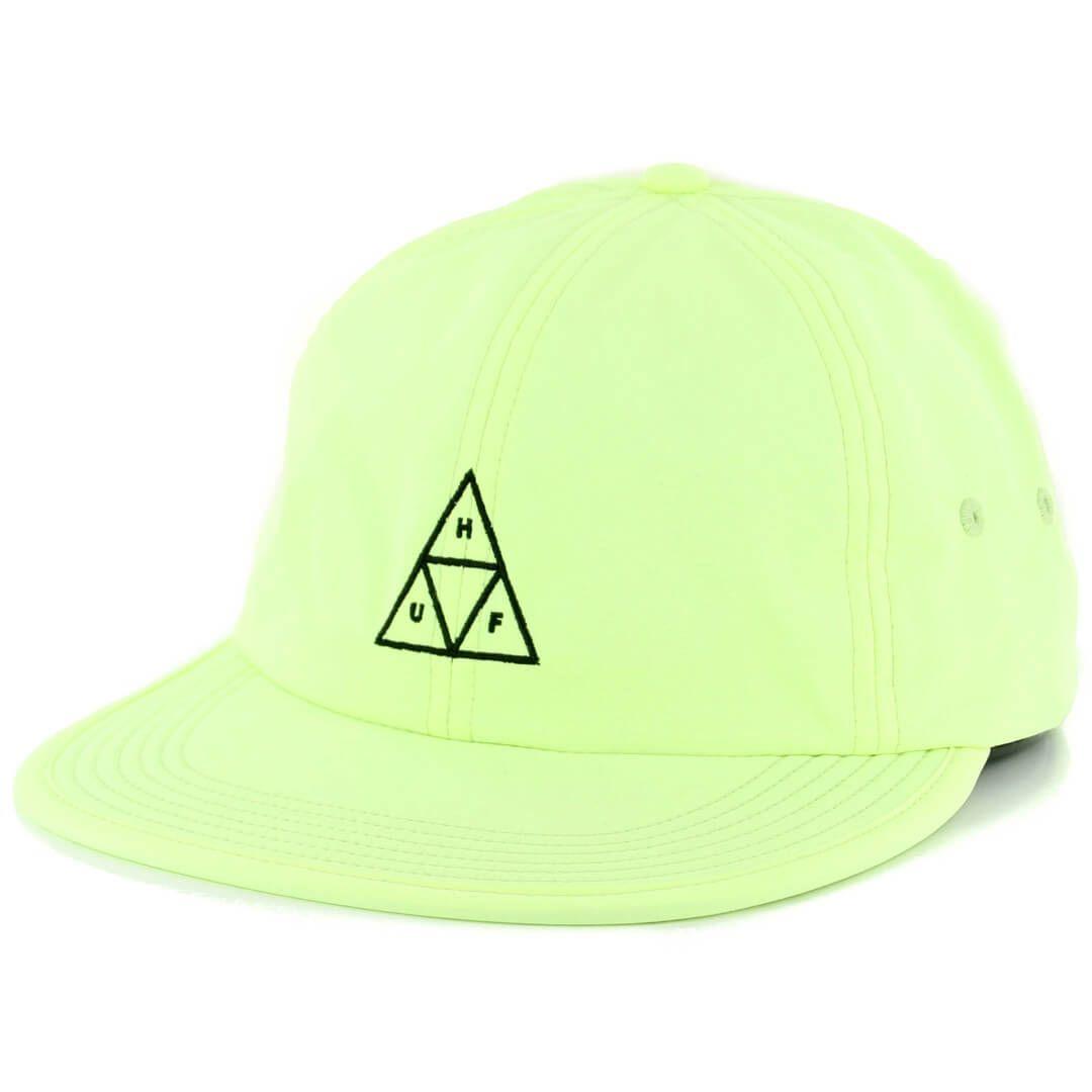 HUF Triangle Logo - HUF Formless Triple Triangle Strapback Hat Lime Creation