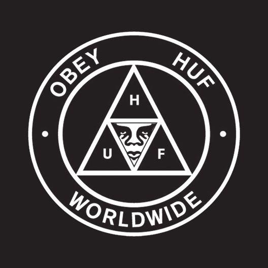 HUF Triangle Logo - Obey x Huf at Working Class Heroes