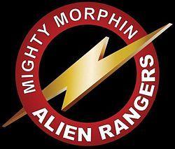 Red Alien Logo - Mighty Morphin Alien Rangers