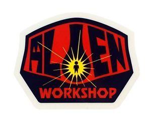 Red Alien Logo - Alien WorkShop OG Logo Skateboard Sticker 3.2in red si | eBay