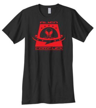 Red Alien Logo - Red Alien Logo T Shirt By Alien Complex