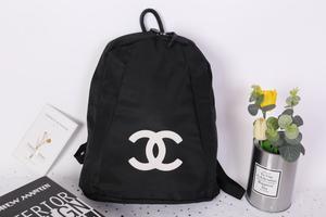 Chanel White CC Logo - Chanel White CC Logo Backpack Makeup Rucksack Travel Gym Duffle Bag