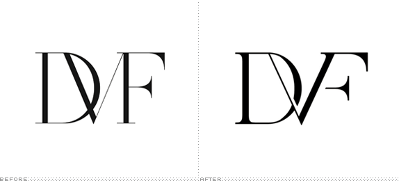 Diane Von Furstenberg Logo - Brand New: DVF