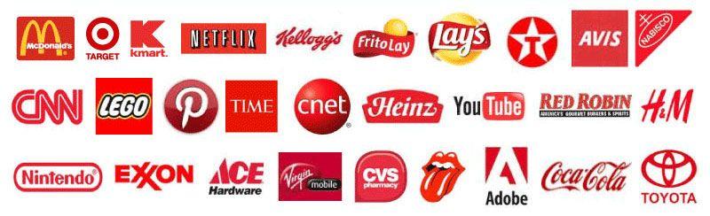 Red Color Logo - How to Choose the Color of Your Logo. Logo Design Blog