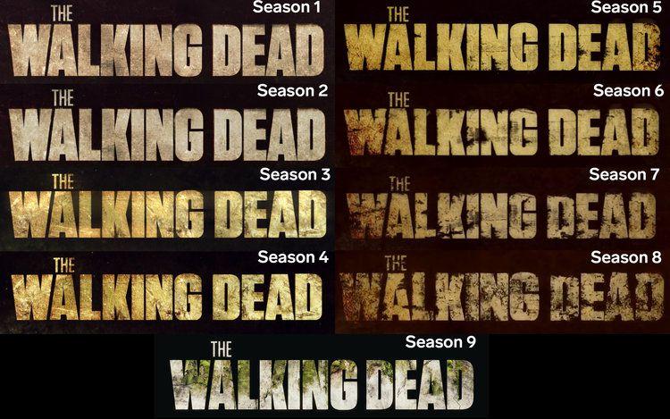The Walking Dead Logo - The Walking Dead' season 9 logo is not decaying