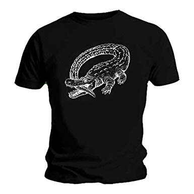 Alligator Shirt Logo - Catfish & The Bottlemen Official T Shirt Alligator Logo: Amazon.co ...