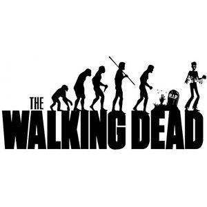 Walking Logo - CUSTOM MADE COLLECTIBLE THE WALKING DEAD EVOLUTION LOGO MAGNET (5 ...