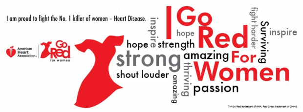 Go Red for Women Logo - Go Red for Women Luncheon • 2015 North Bay • Grapeheart Vineyards