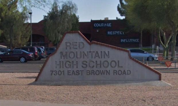 Red Mountain High Logo - Student arrested for bringing gun to Red Mountain High School in Mesa