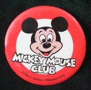 Mickey Mouse Club Logo - Vintage - Walt Disney Productions - MICKEY MOUSE CLUB - 3 3/8 ...