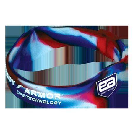 9 Red and White with Letters and Logo - Energy Armor 7-3621173636-9 Red White & Blue Negative Ion Super band ...