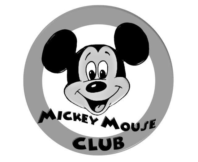 Mickey Mouse Club Logo - Original Mickey Mouse Club emblem in B&W | The DIS Disney Discussion ...