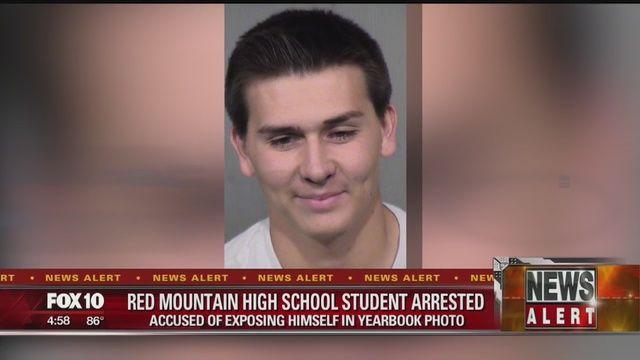 Red Mountain High Logo - Student Hunter Osborn, exposes himself for Red Mountain High School