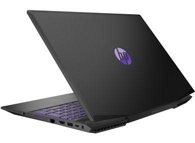 HP Laptop Logo - HP Gaming Pavilion - 15-cx0078tx (Shadow Black and Ultra violet logo ...