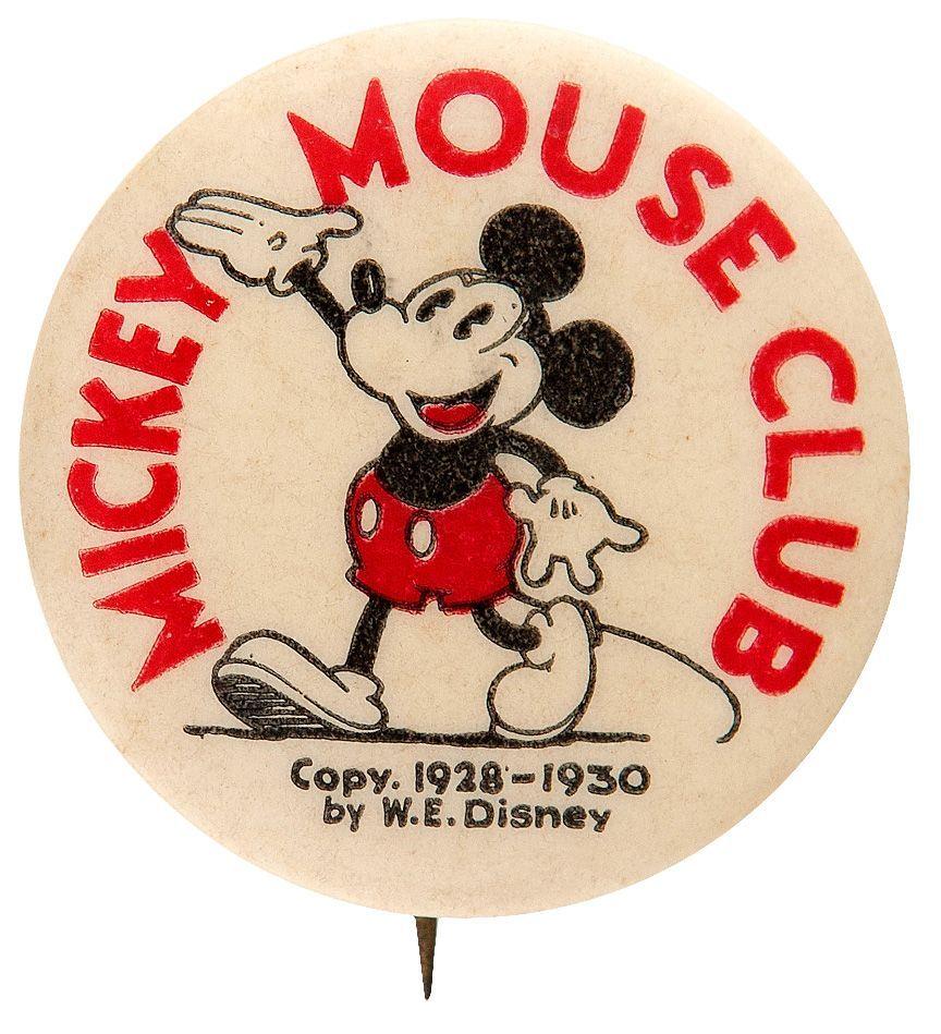 Mickey Mouse Club Logo - Item Detail - VERY EARLY MOVIE THEATER ISSUE FOR 