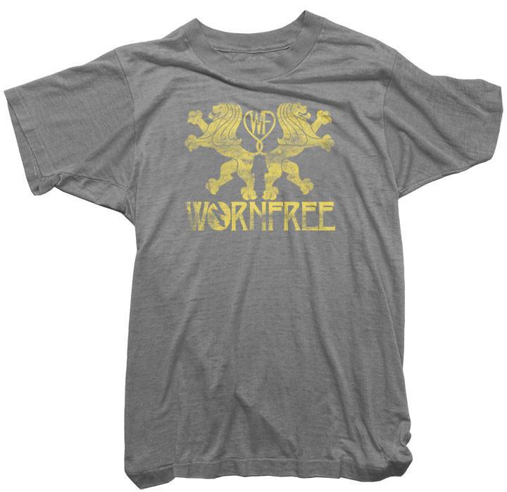 Shirt with Lion Logo - Worn Free T-Shirt - Vintage Lion Logo Tee | Worn Free