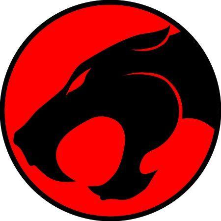 Black and Red Cat Logo - ThunderCats logo. | Graphic Design | Thundercats, Thundercats logo ...