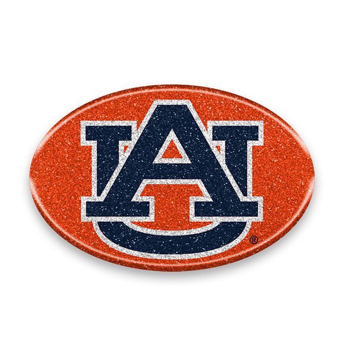 Red Oval Auto Logo - Auburn Tigers *Bling* Color Logo Oval Auto Emblem Cell Phone Decal ...