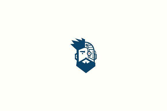 Cyborg Logo - Cyborg Logo Mascot ~ Logo Templates ~ Creative Market