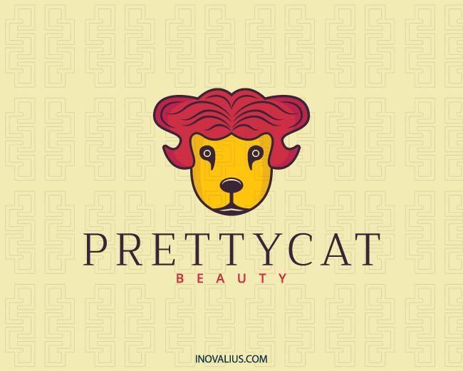 Black and Red Cat Logo - Pretty Cat Logo Design