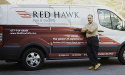 Red Hawk Fire and Security Logo - Security Sales & Integration