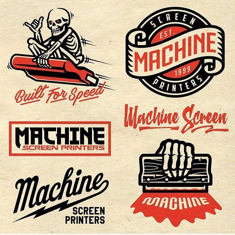 Screen Printing Logo - Some good stuff for Machine Screen Printers by @lincolndesignco ...