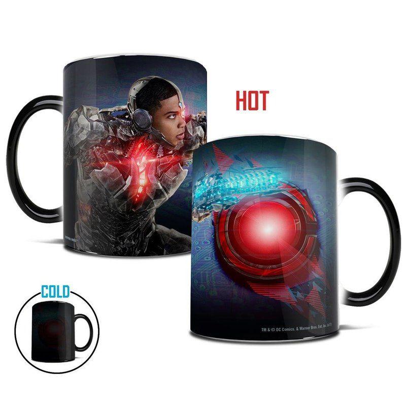 Cyborg Logo - Morphing Mugs Justice League Cyborg Logo Coffee Mug | Wayfair