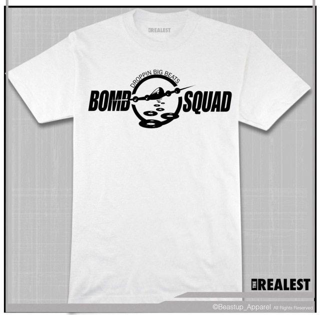 Bomb Squad Logo - Funny Clothing Casual Short Sleeve Tshirts PUBLIC ENEMY BOMB SQUAD ...