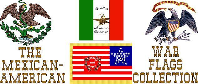 Mexican Flag Bird Logo - Mexican American War Flags Collection