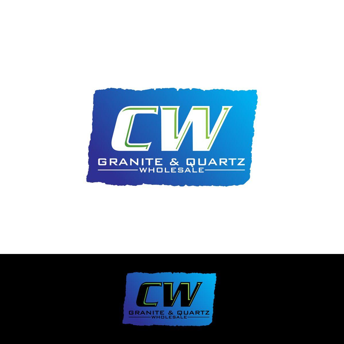 Granite Business Logo - Bold, Modern, Business Logo Design for CW Granite & Quartz Wholesale