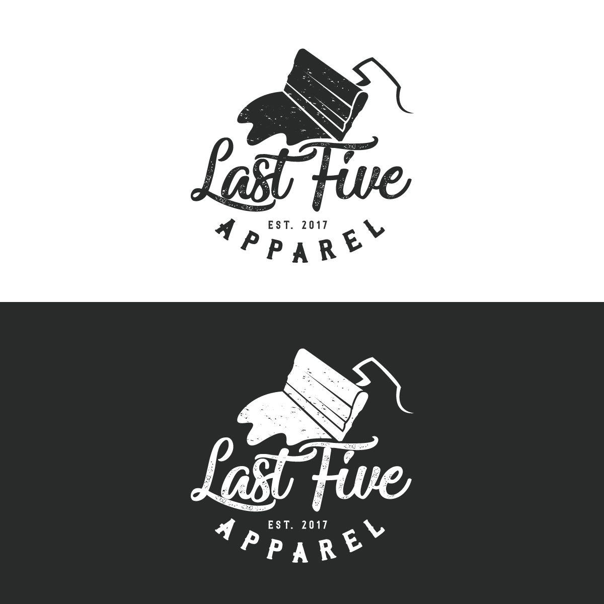 Screen Printing Logo - Colorful, Serious, Screen Printing Logo Design for Last Five Apparel