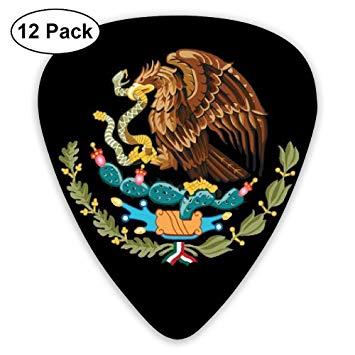 Mexican Flag Bird Logo - Amazon.com: Mexican Eagle Flag Classic Guitar Picks 12-Pack: Musical ...
