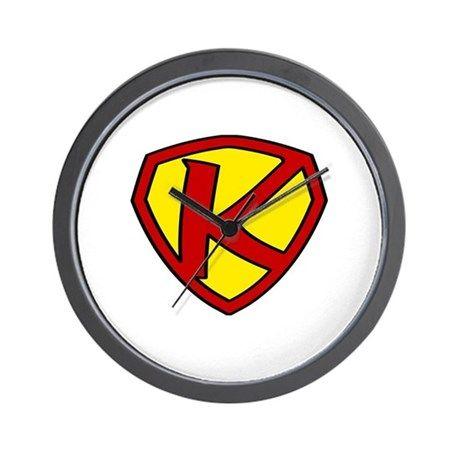 Super K Logo - Super K Logo Costume 05 Wall Clock By Listing Store 24393149