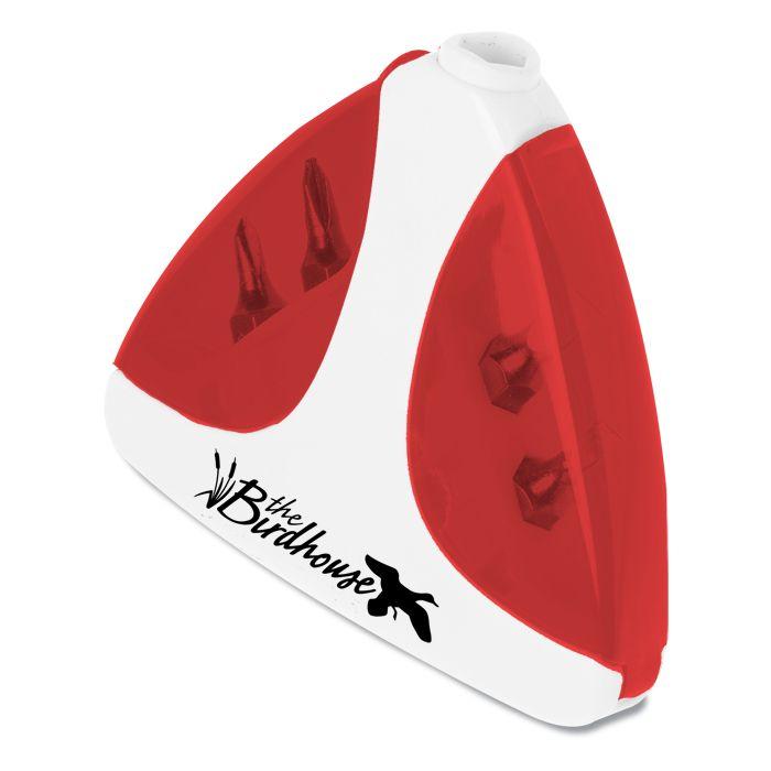 Animal with a Red and White Triangle Logo - 4imprint.ca: Triangle Screwdriver Set - Closeout C125646-CL
